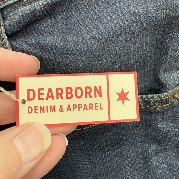 Dearborn Denim & Apparel Jeans Mens 34 Blue Denim Stretch Made in Chicago USA - Picture 5 of 9